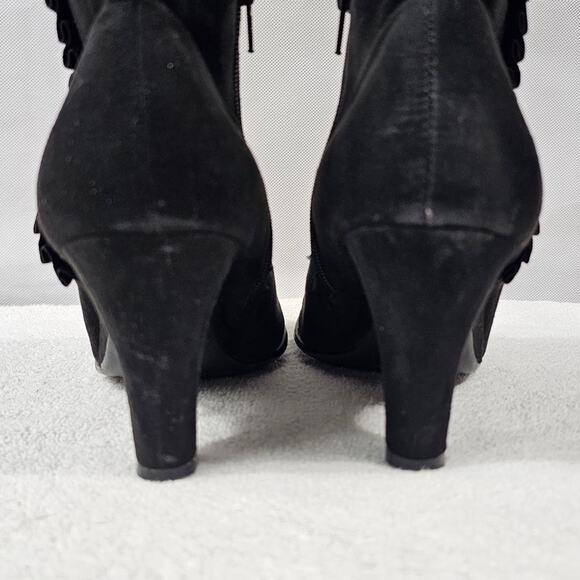 Aerosoles Tape Gun Black Booties Women's Size 9 - Picture 6 of 11
